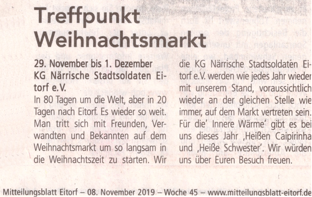 Mitteilungsblatt 08 11 2019