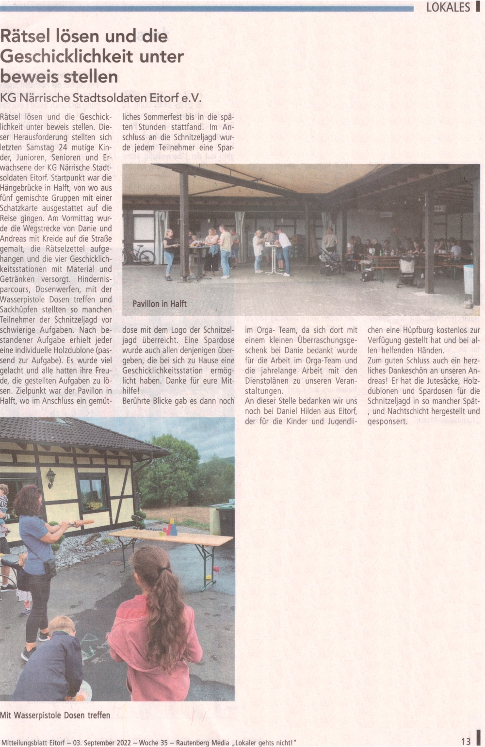 Mitteilungsblatt 03 09 2022